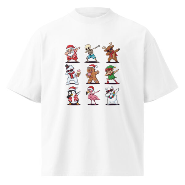 Unisex organic oversized high neck t-shirt