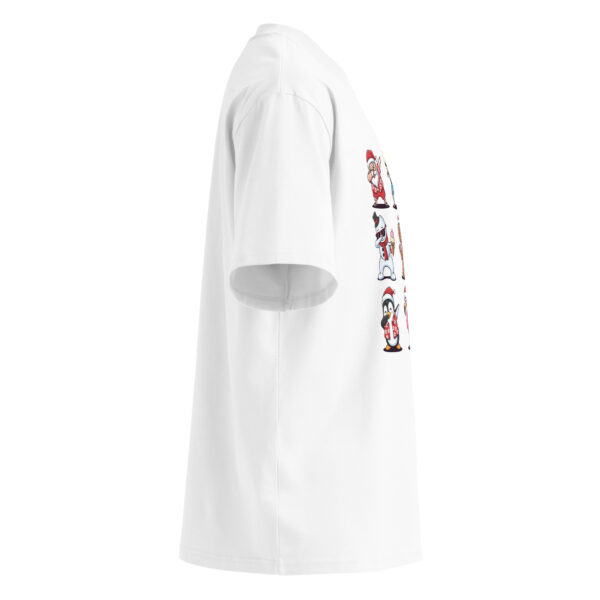 Unisex organic oversized high neck t-shirt - Image 3