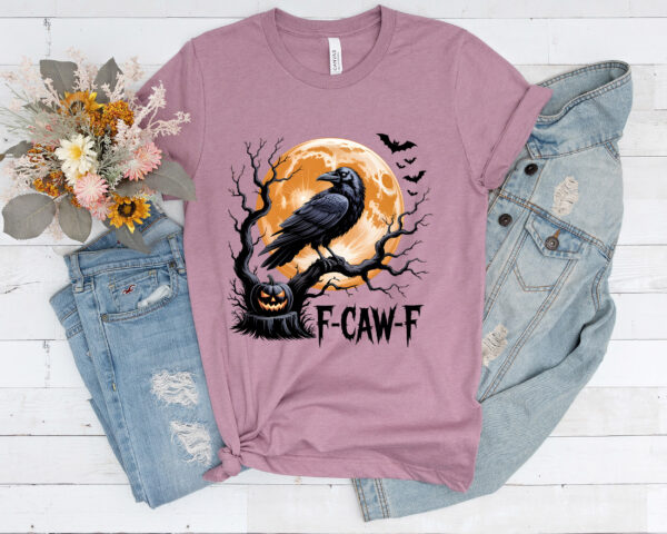 funny-halloween-crow-f-caw-f-t-shirt - Image 4