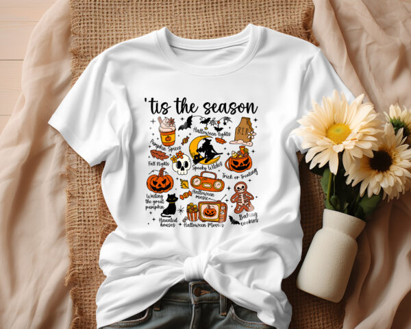 Cute Spooky Season Fall Tee for Women - Image 5