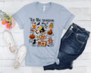 Cute Spooky Season Fall Tee for Women