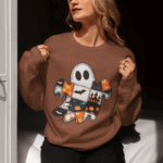 Cute Ghost Sewing Halloween Shirt – Boo-tiful Day for Sewing Tee for Crafters