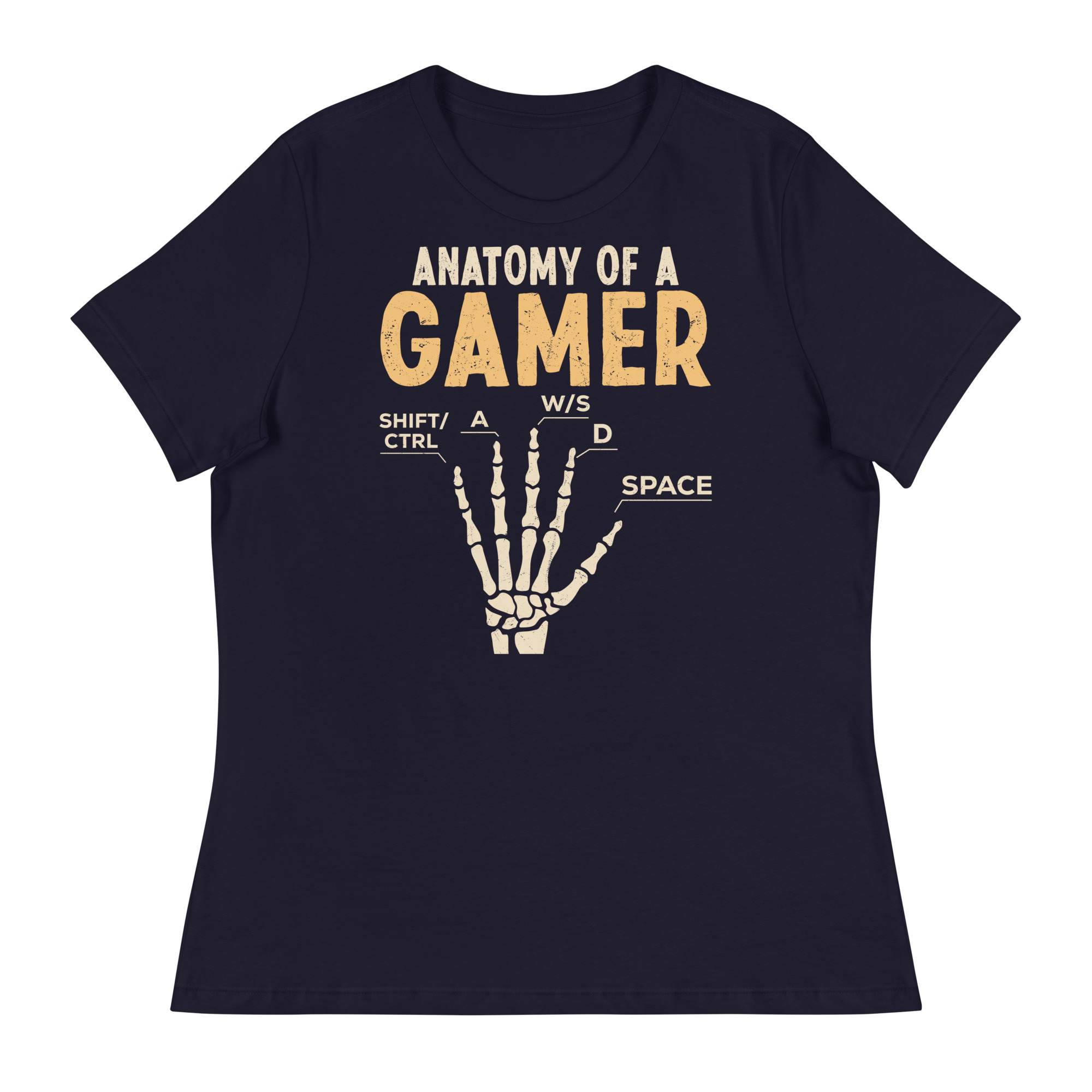 Funny Skeleton Gaming Graphic Tee